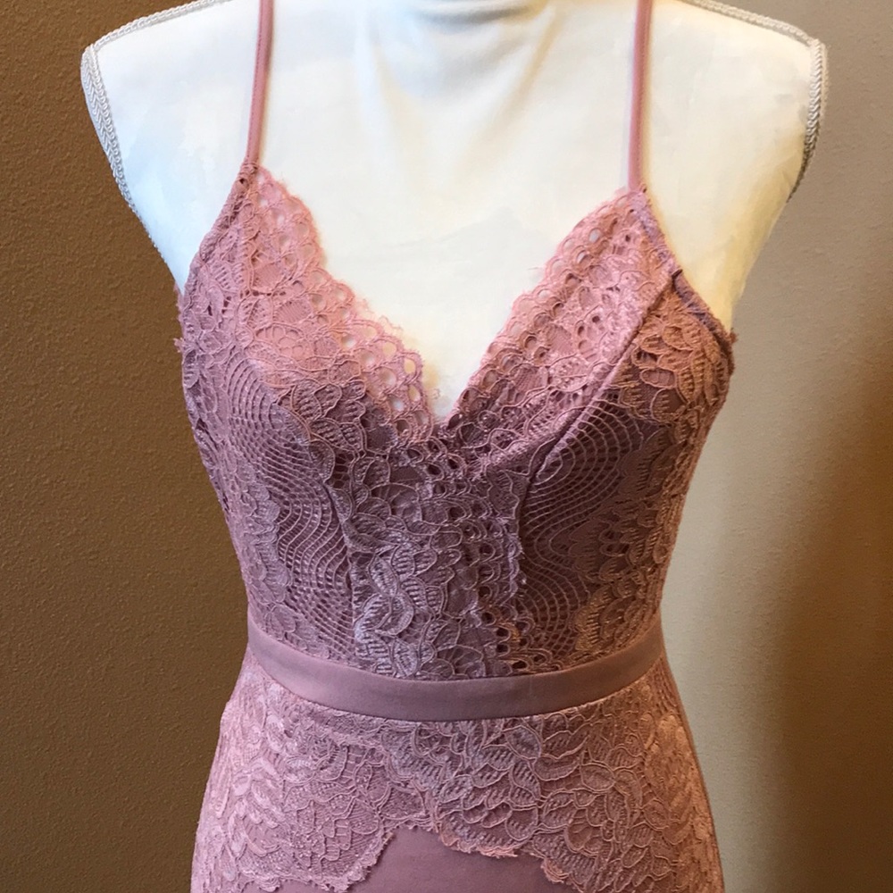 Rose Pink Mini Dress